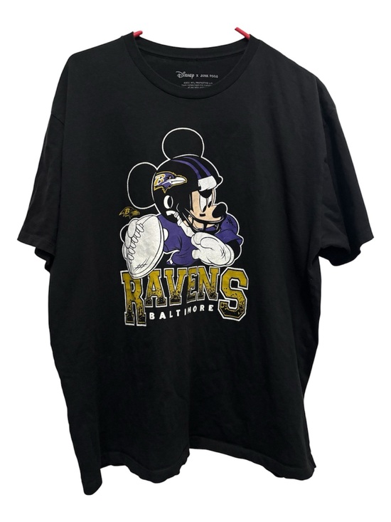 Junk Food Clothing Other - Junk Food Clothing Black Baltimore Ravens Mickey Mouse Football Tee